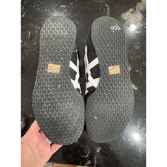 Onitsuka Tiger SERRANO 001 Black/White Unisex Shoes size men 6.5 women 8.5 - Picture 8 of 10